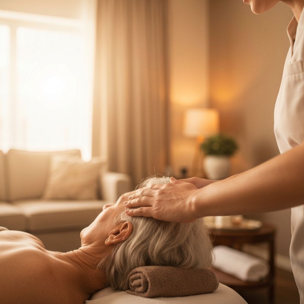 Head massage therapy